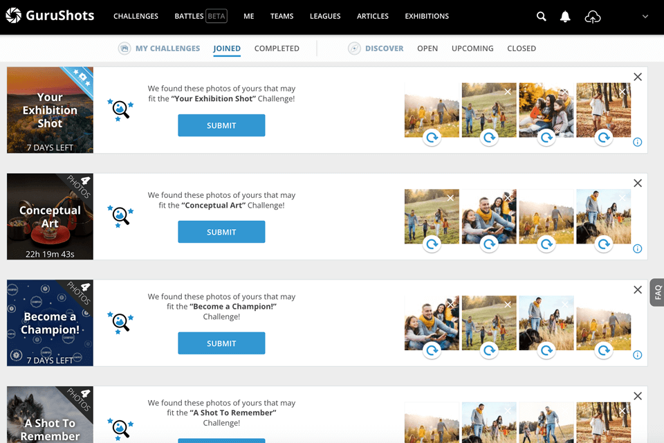 photography game gurushots
