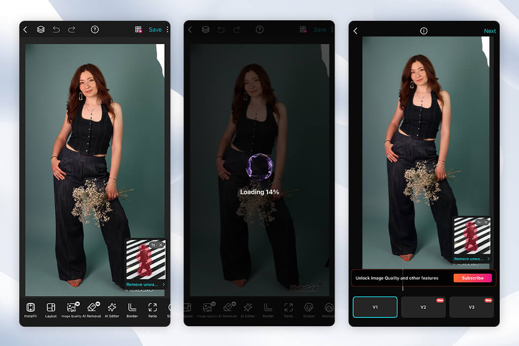 photogrid app to enhance photo quality