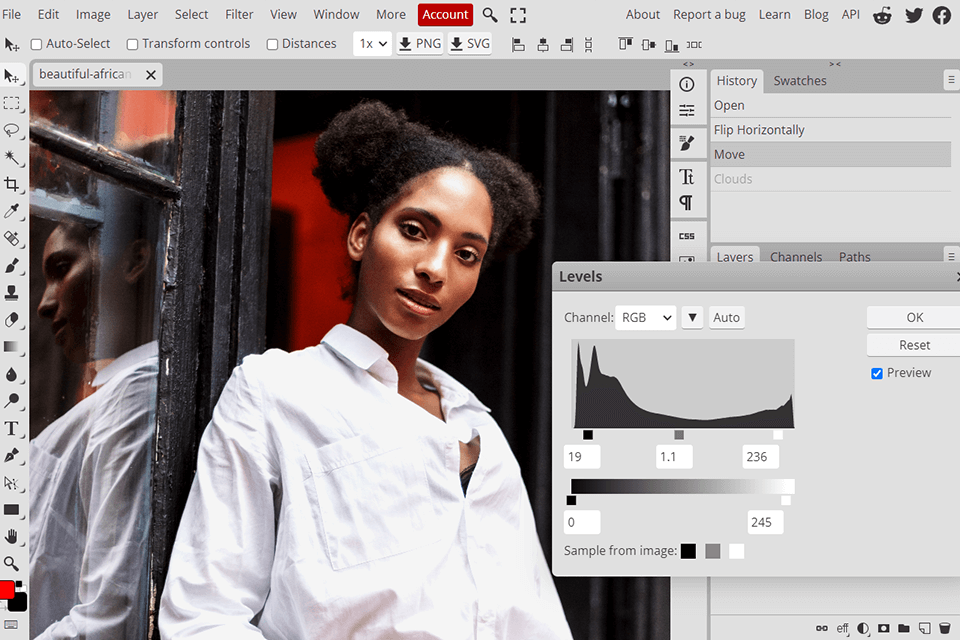 photopea lightzone alternative interface