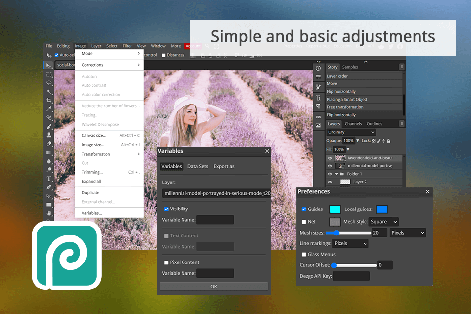 photopea editing