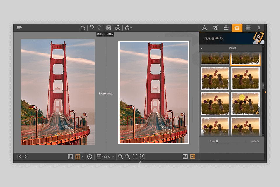 photophire batch photo editor interface