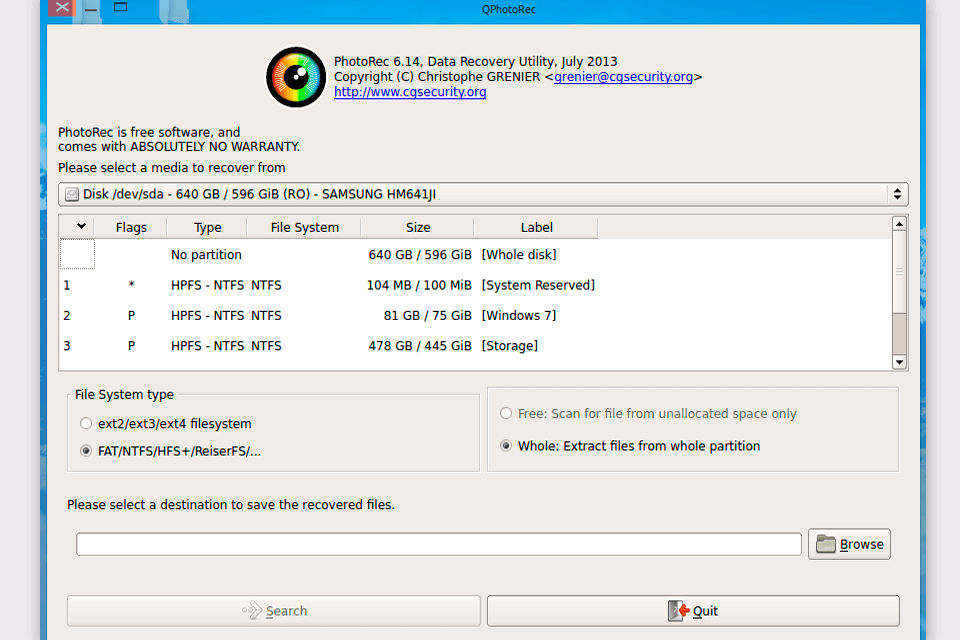 بديل لاستعادة البيانات photorec easeus