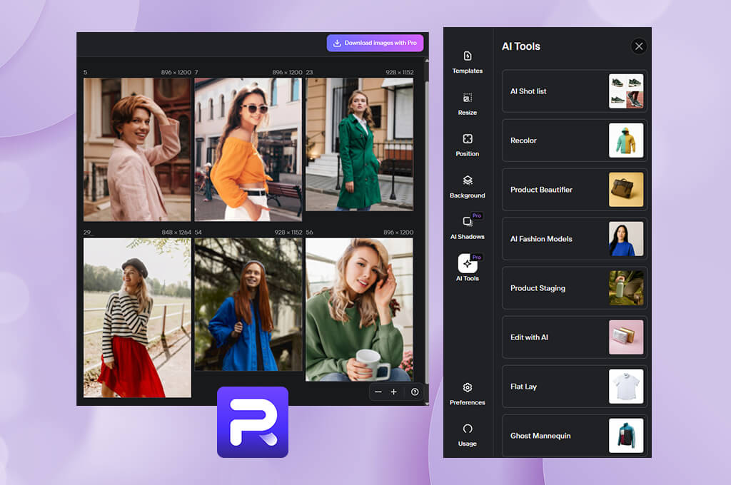 photoroom ai tools