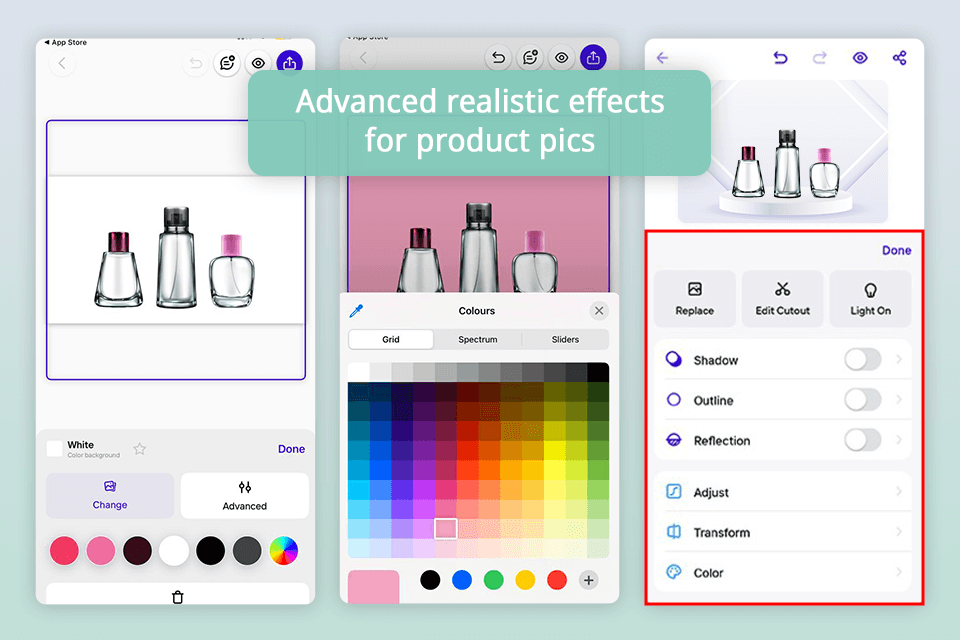 photoroom app for product photography