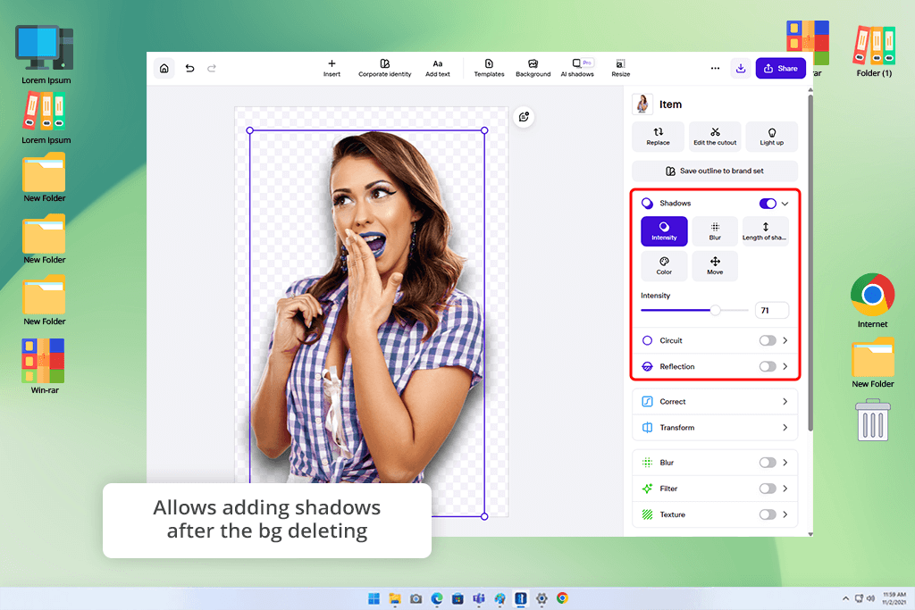photoroom free background removal software