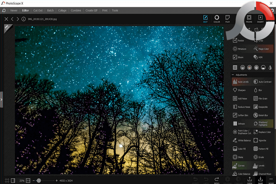 photoscape interface