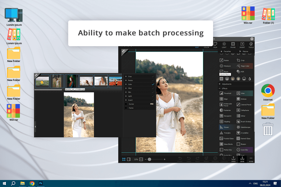 photoscape x pro interface