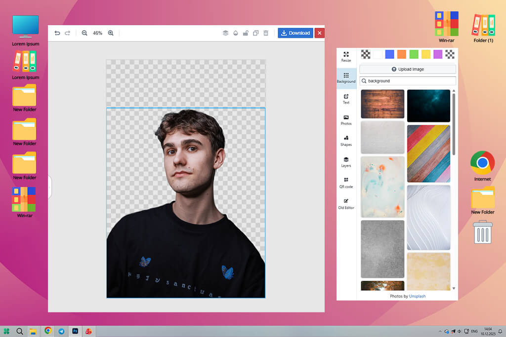 photoscissors ai background remover tool
