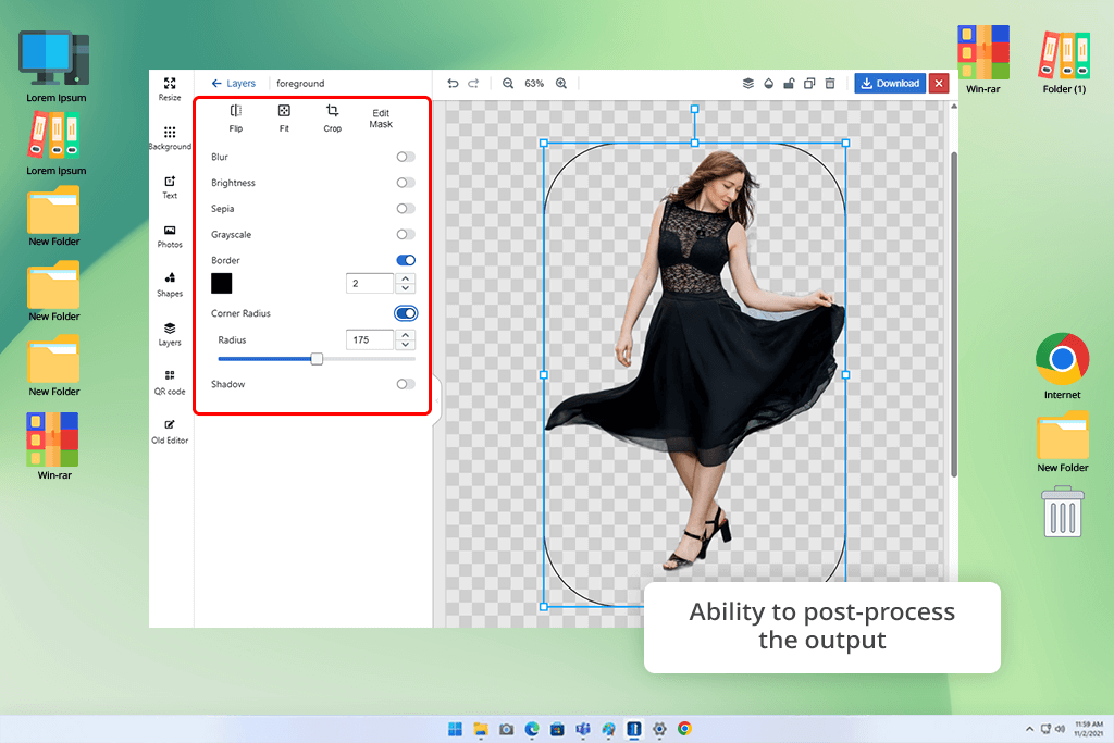 photoscissors free background removal software