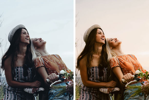 actions rétro gratuites Photoshop