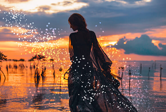 Descarga gratuita de Photoshop con acción brillante.