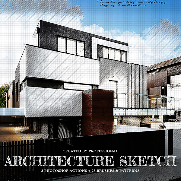 banner ps działania architektura szkic