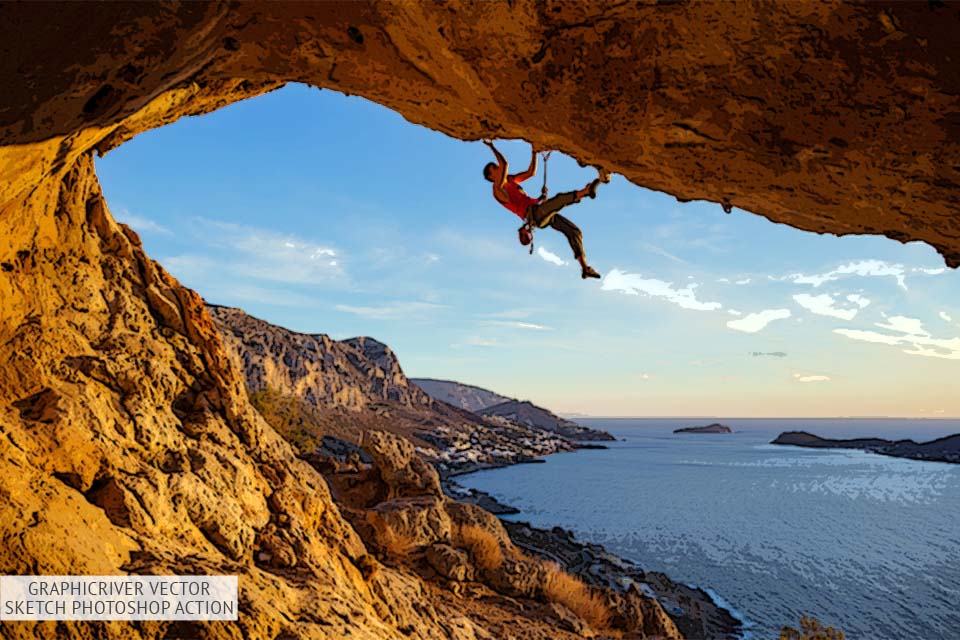 graphicriver photoshop action vector sketch