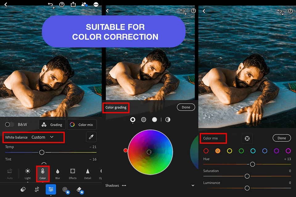 photoshop app lightroom photo video editor