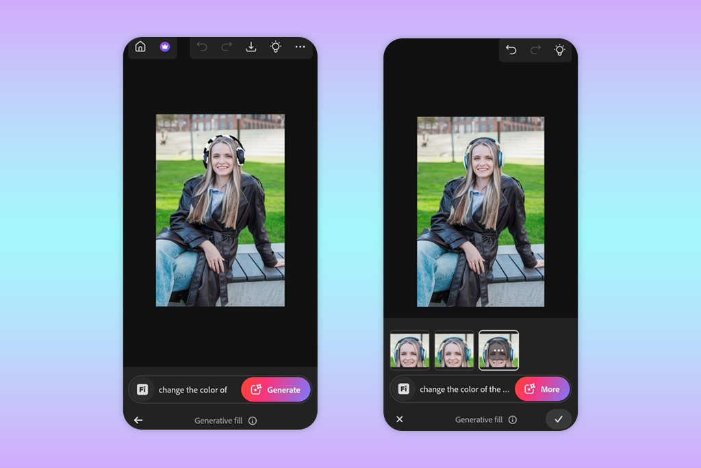 photoshop app on android generative fill
