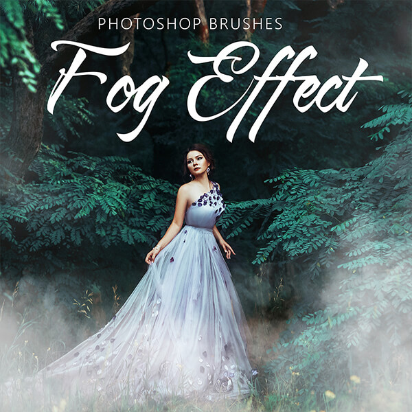 banner ps brushes fog effect