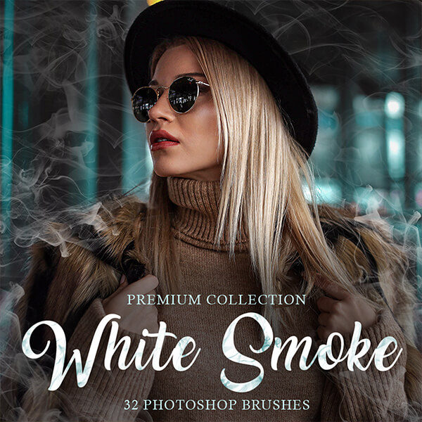 banner ps brushes white smoke