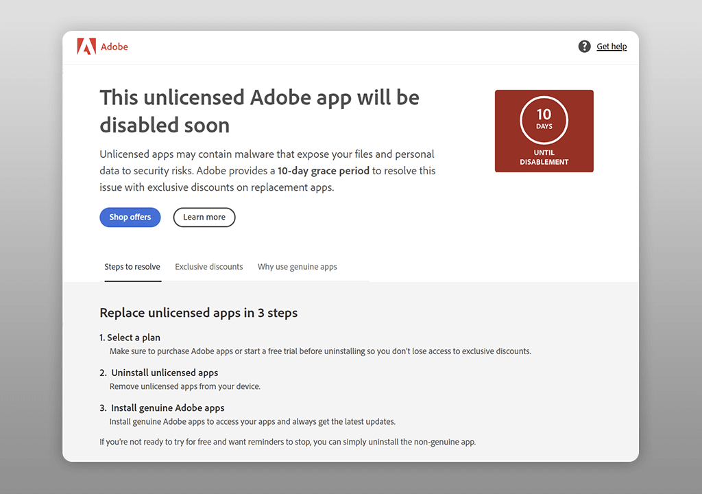 photoshop crack unlicensed tool