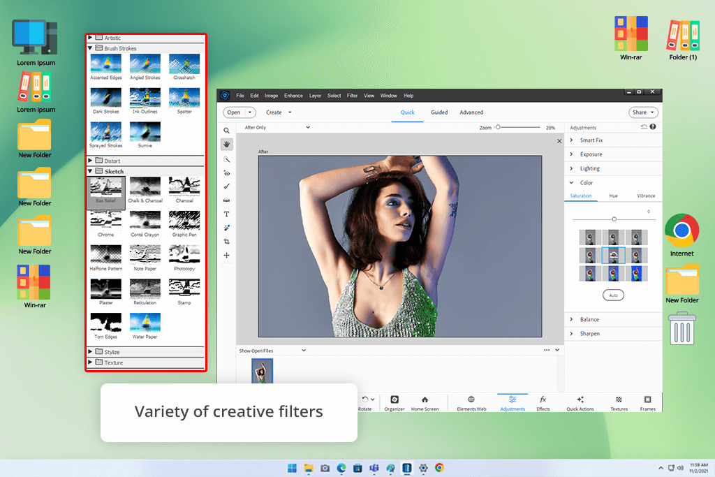 photoshop elements filters