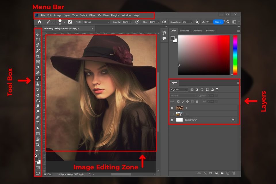 photoshop interface