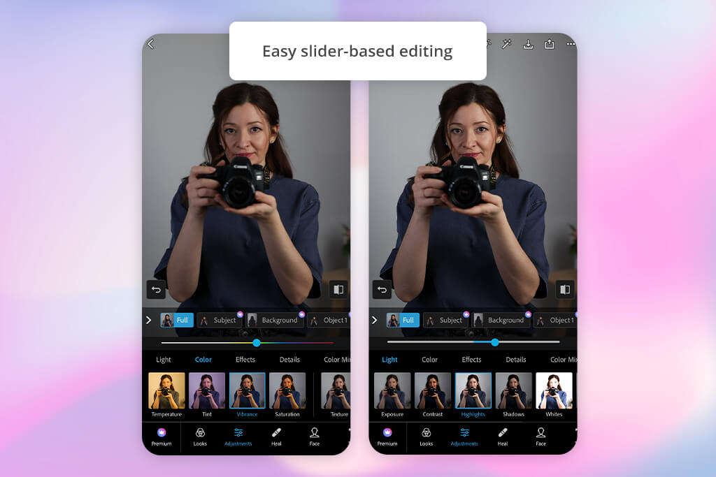 photoshop express editor manual controls