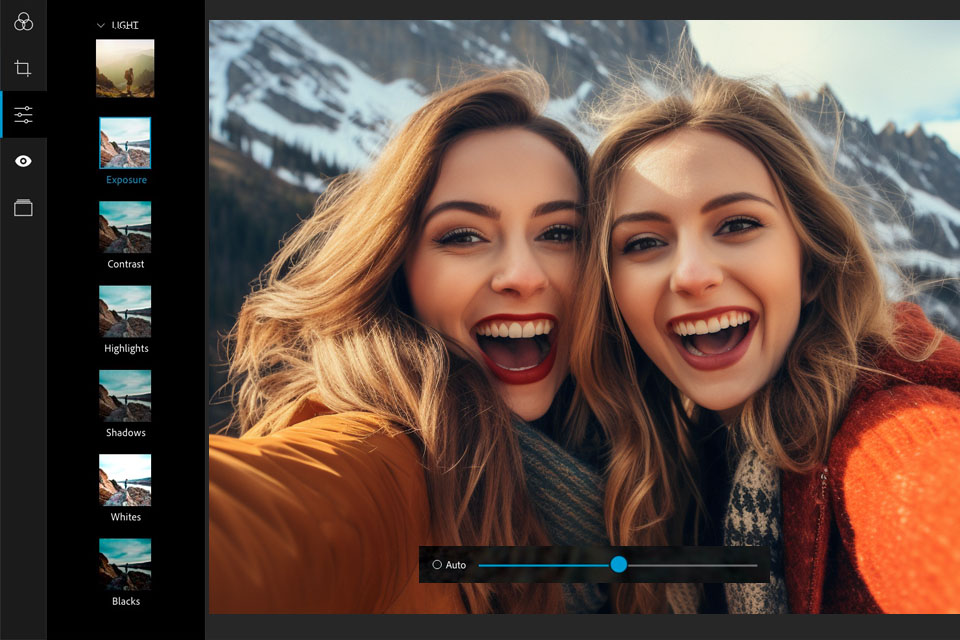 photoshop express interface