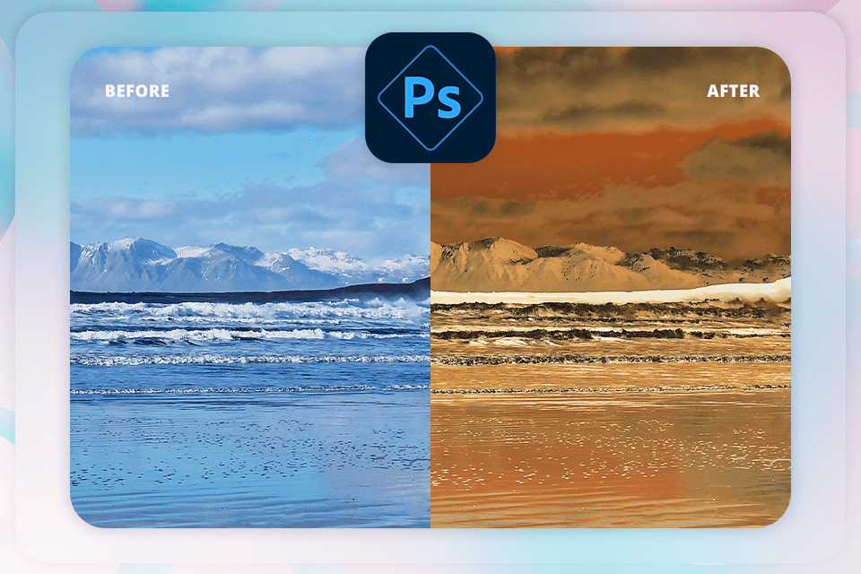 photoshop express picture color inverter