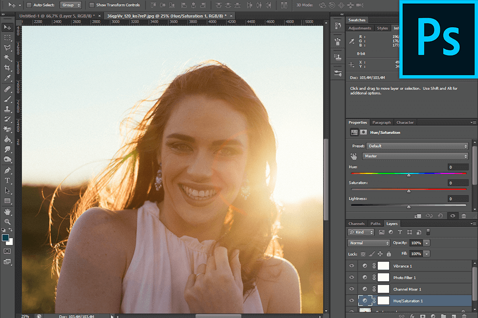 واجهة فوتوشوب