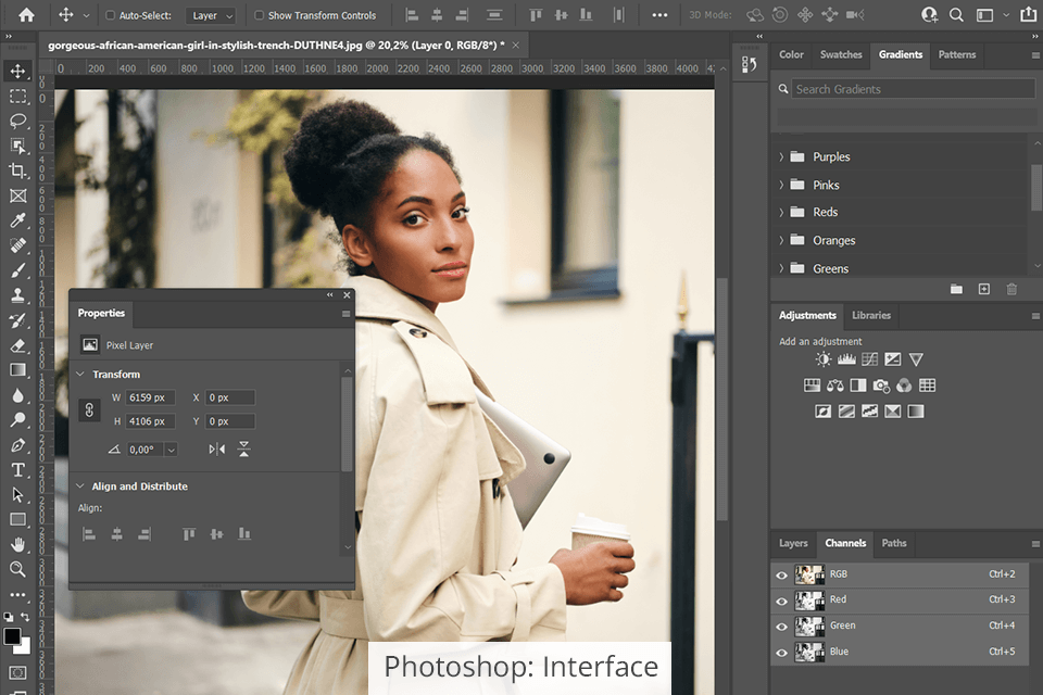 photoshop interface