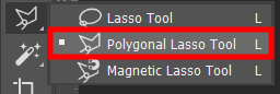 photoshop lasso tool polygonal