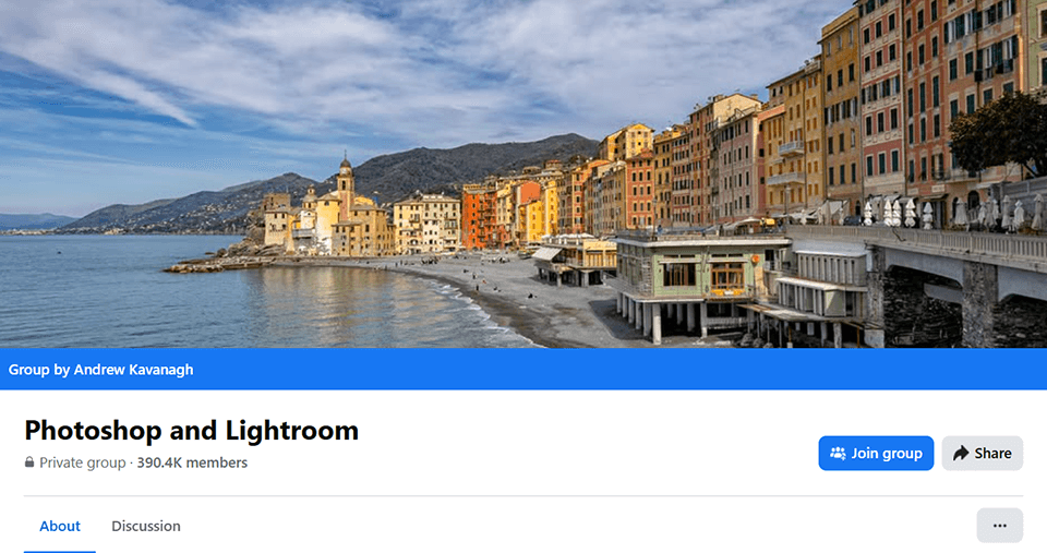 photoshop lightroom facebook photography group