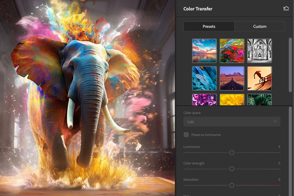 photoshop neural filters color