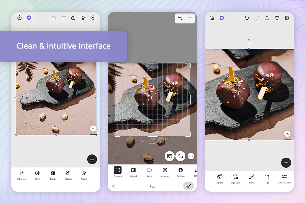photoshop on iphone cropping pictures app