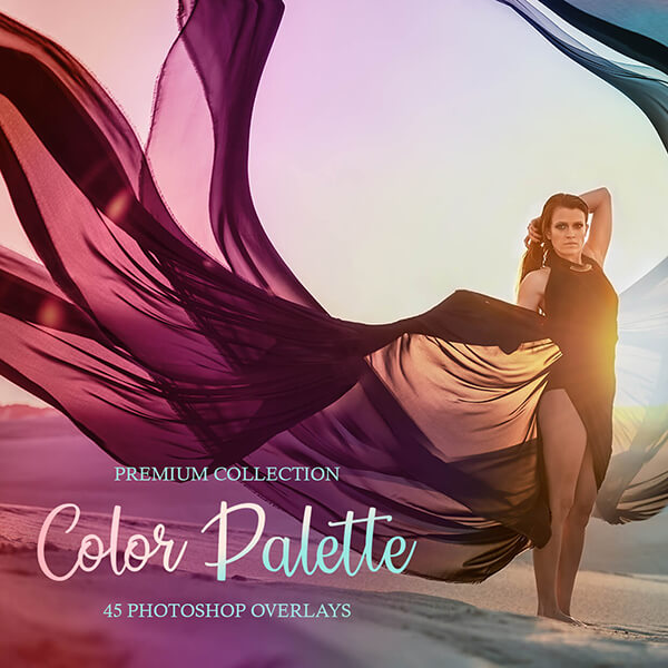 banner ps overlays color palette