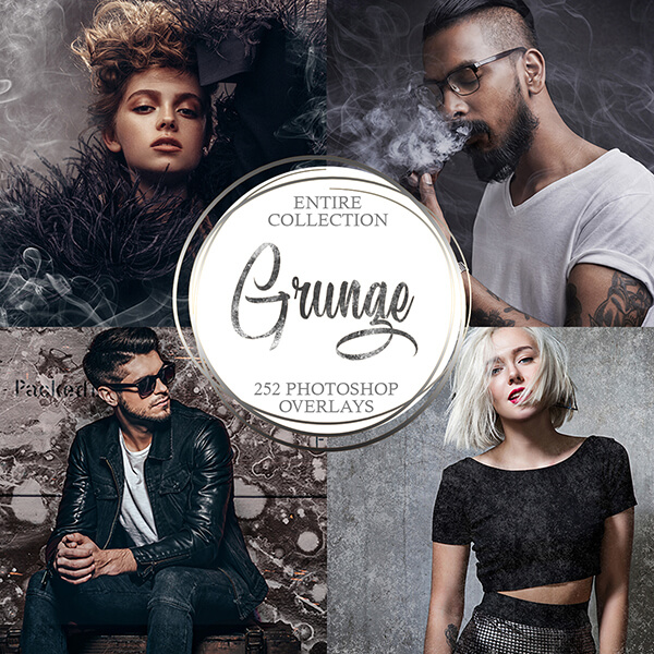 banner ps overlays grunge collection