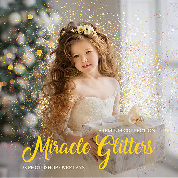 banner ps overlays miracle glitters