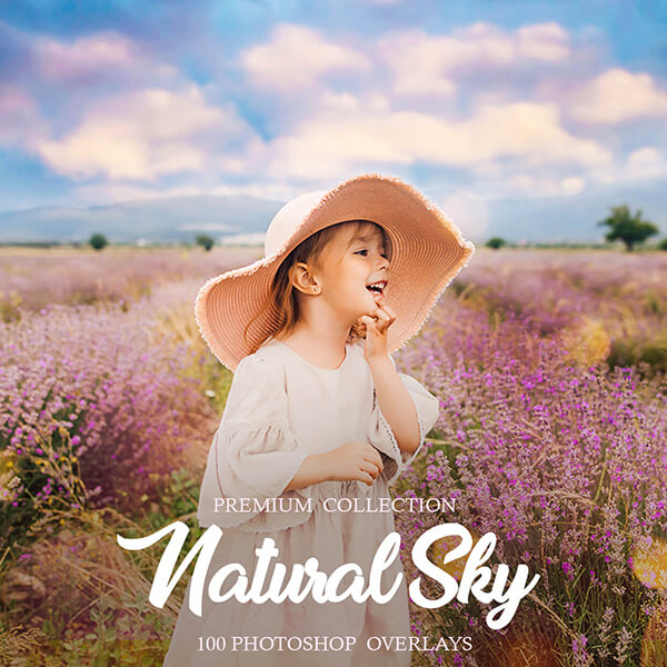 banner ps overlays natural sky