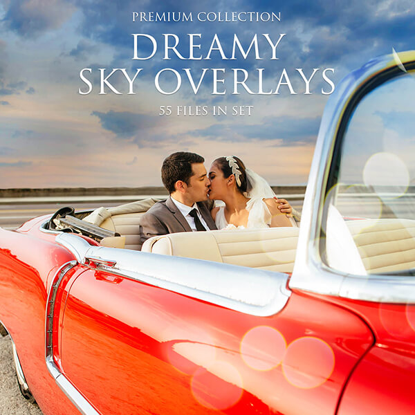 banner ps overlays dreamy sky