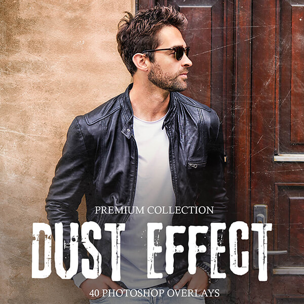 banner ps overlays dust effect