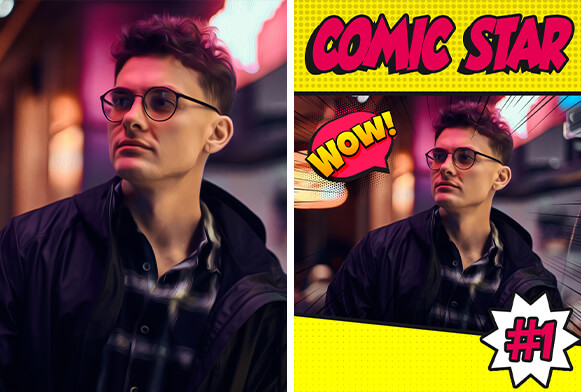 поп-арт photoshop action безкоштовно