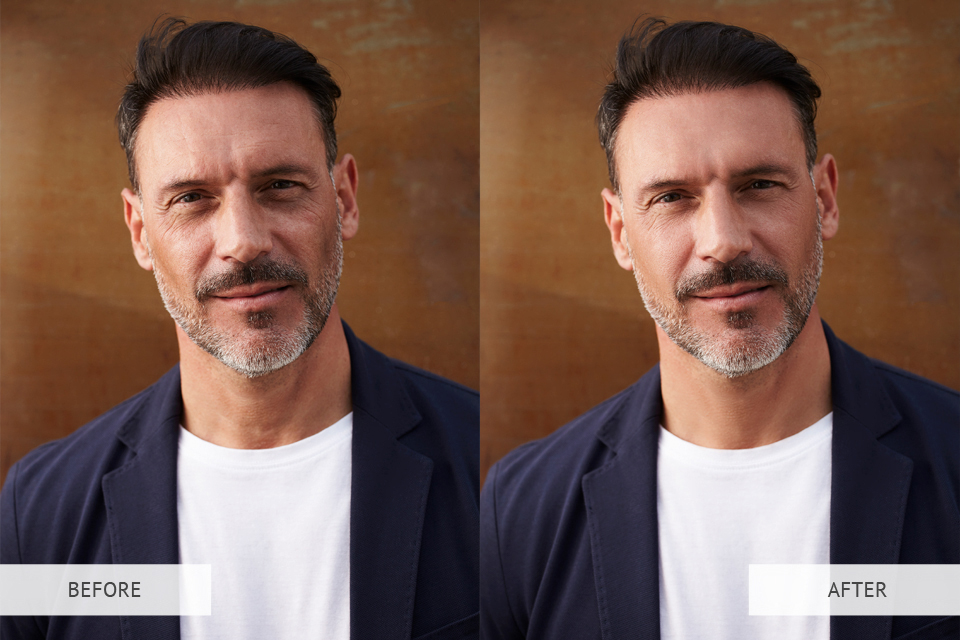 photoshop portrait with healing brush