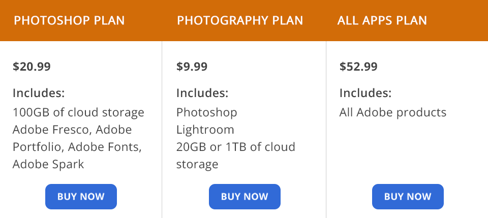 أسعار الفوتوشوب