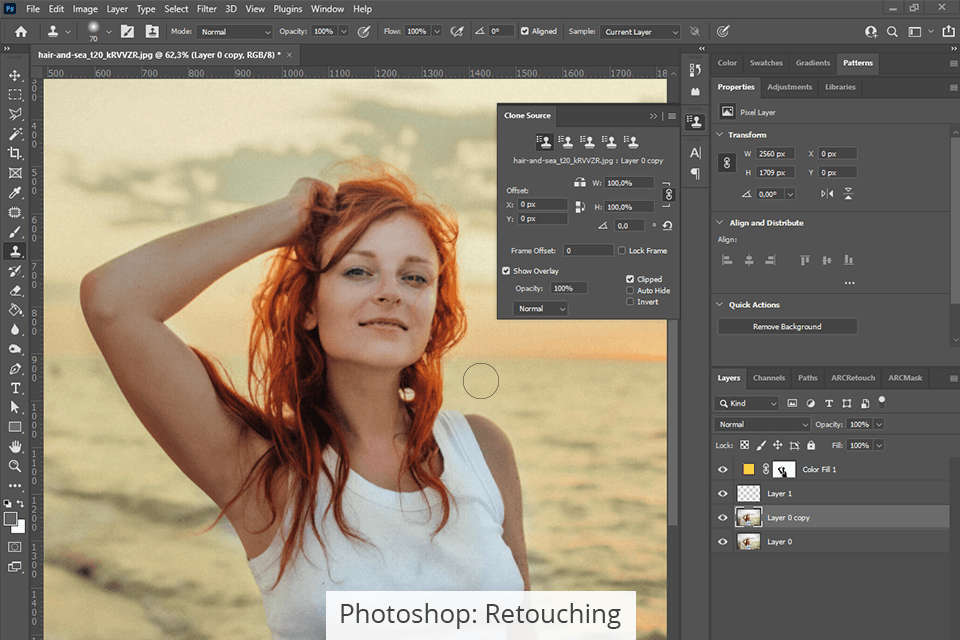 photoshop retouching