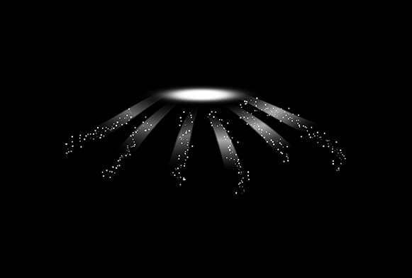 sovrapposizione di scintillii di Photoshop