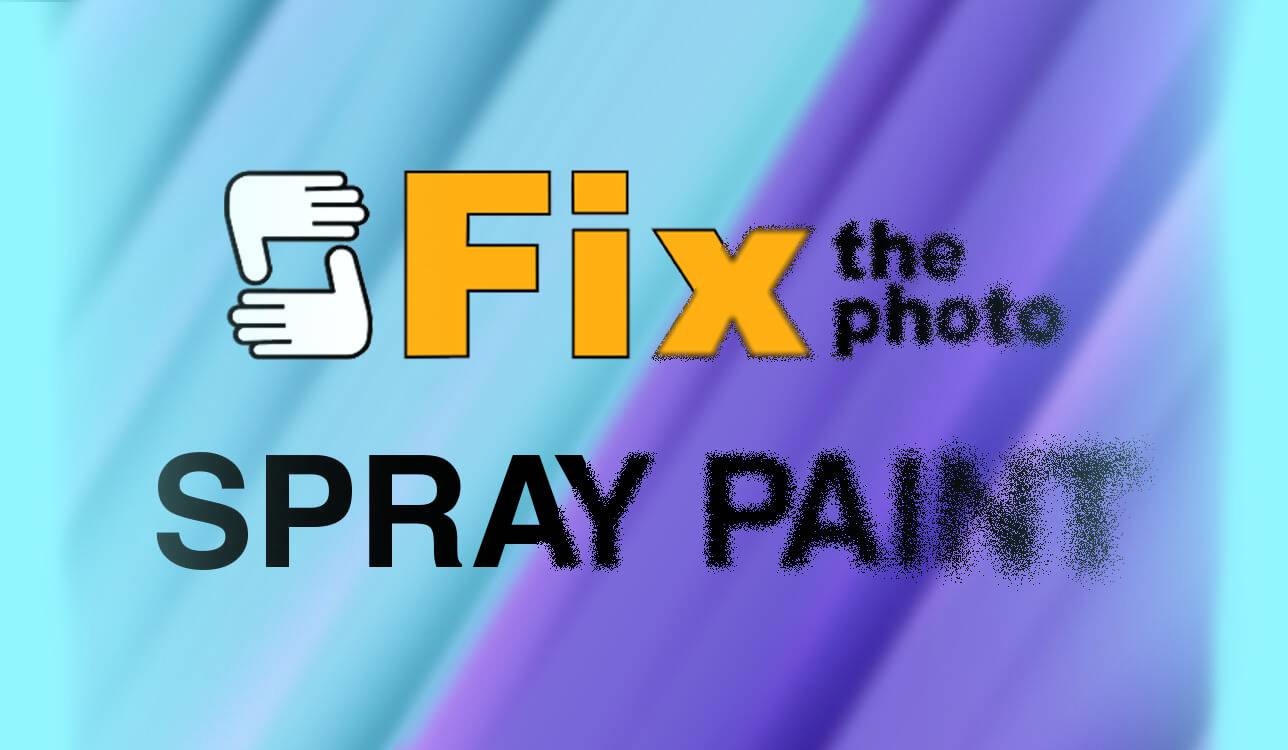 photoshop spray paint effect cover