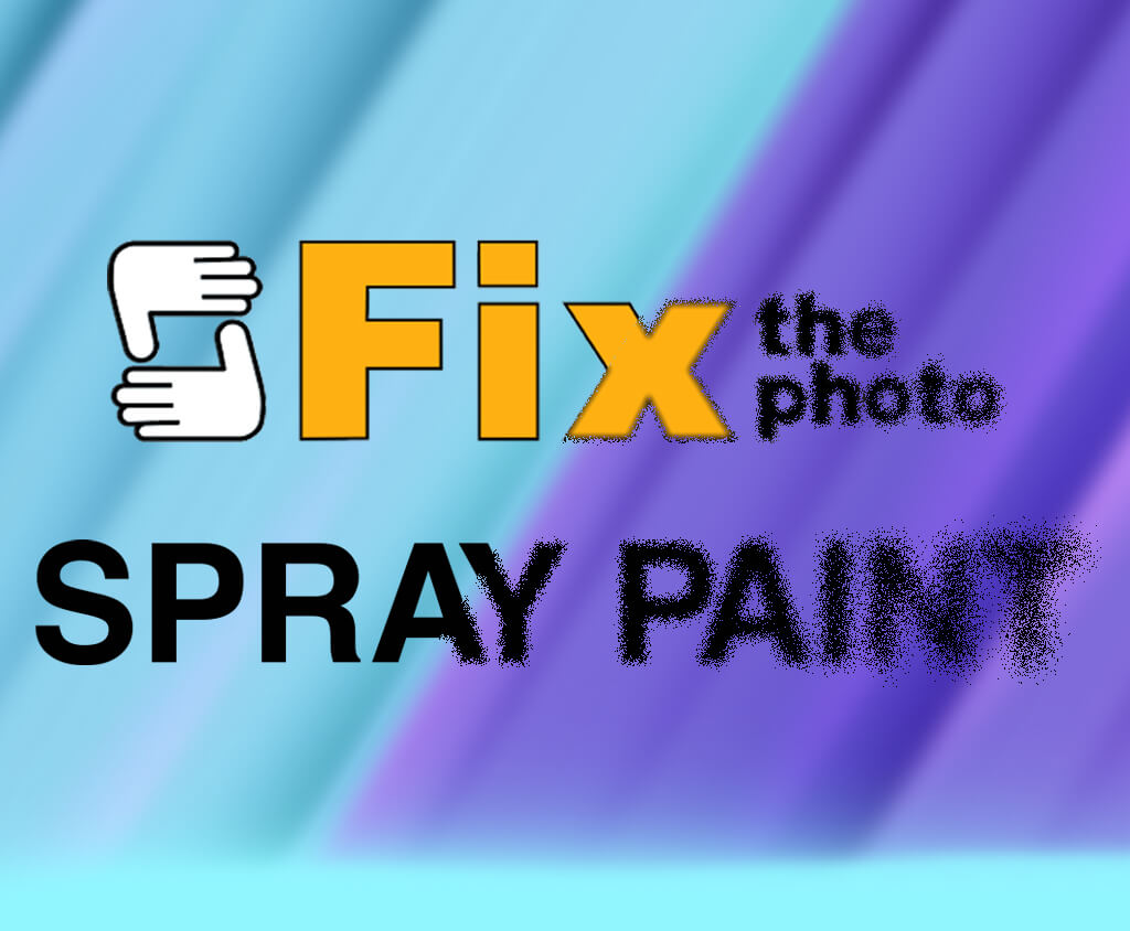 photoshop spray paint effect cover