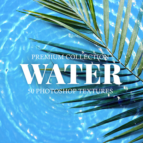 banner ps textures water effect