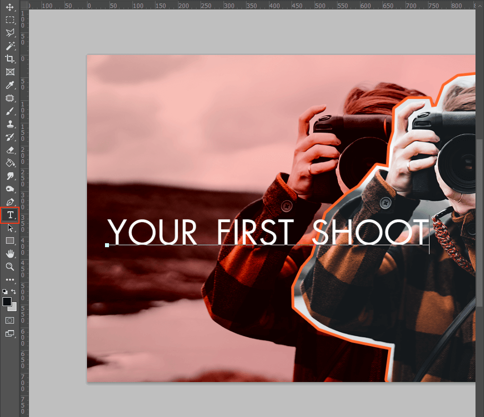 photoshop thumbnails add text