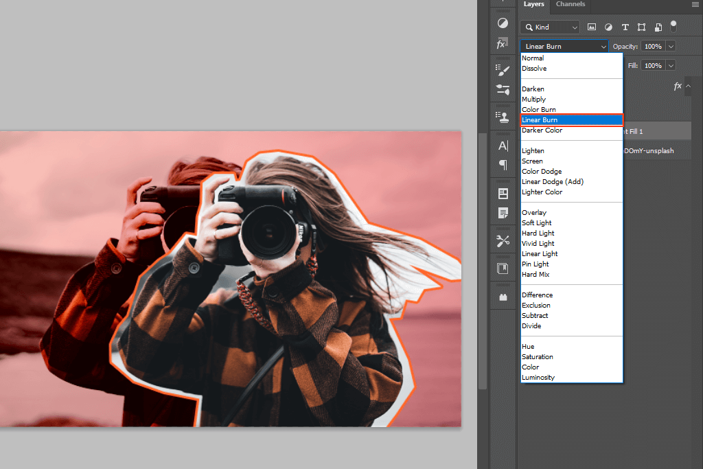 photoshop thumbnails blend mode