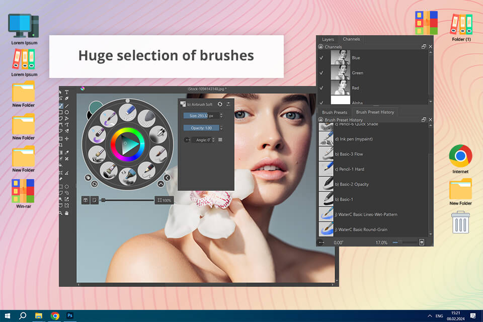 krita interface
